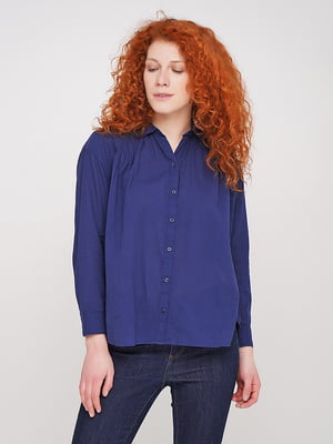 Блуза темно-синього кольору | 5316250