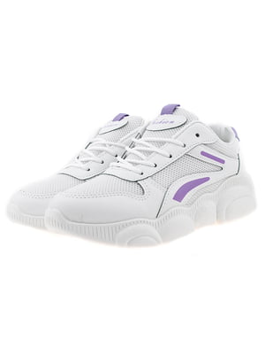 Кросівки біло-фіолетові | 5317627