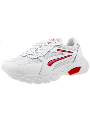 Кросівки біло-червоні | 5321895
