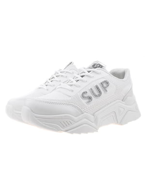 Кросівки біло-сріблясті | 5321899