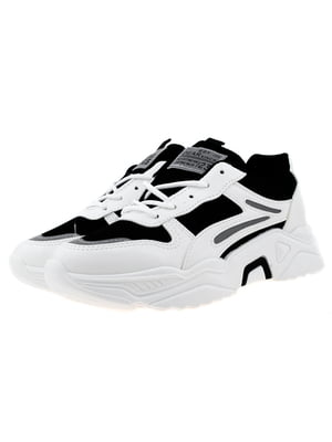 Кросівки біло-чорні | 5321933