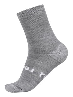 Шкарпетки сірі в принт | 5331130