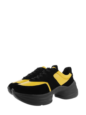 Кросівки чорно-жовті | 5341448