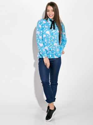 Блуза блакитна | 5298945
