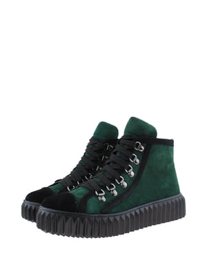 Ботинки зелено-черные | 5350310