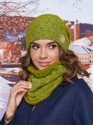 Комплект: шапка і шарф-хомут | 5354687