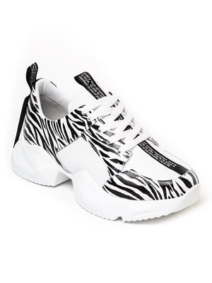 Кросівки білі смугасті | 5361564