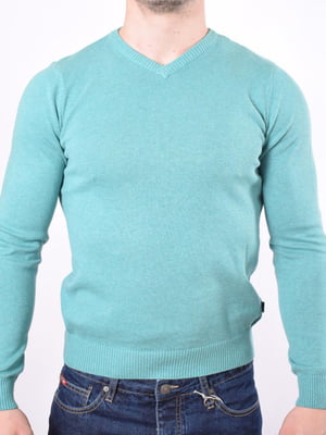 Пуловер бірюзовий | 5369774