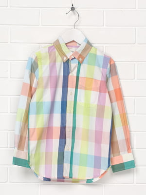 Рубашка разноцветная в клетку | 5397600