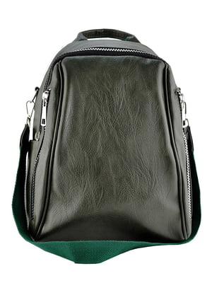 Рюкзак-сумка темно-зелений | 5464499