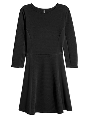 Платье А-силуэта черное | 5476706