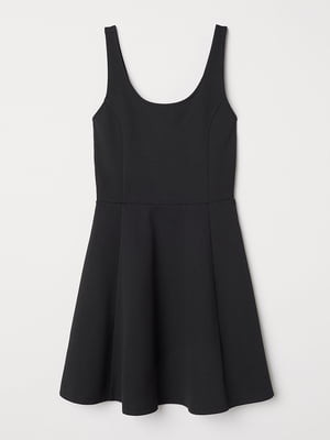 Платье А-силуэта черное | 5476818