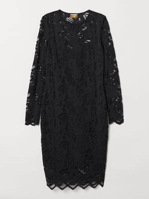 Платье-футляр черное | 5477114