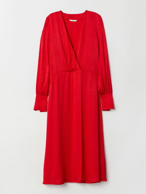 Сукня червона з візерунком | 5477653