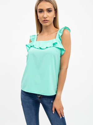 Блуза цвета мяты | 5484322