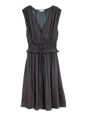 Платье А-силуэта черное | 5486360