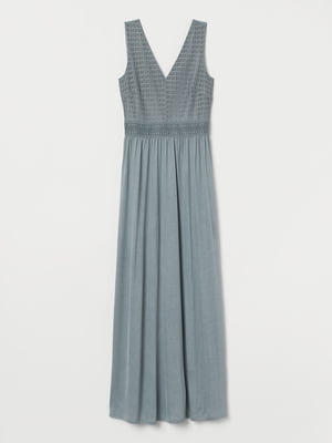 Сукня з мереживом сизого кольору | 5500510