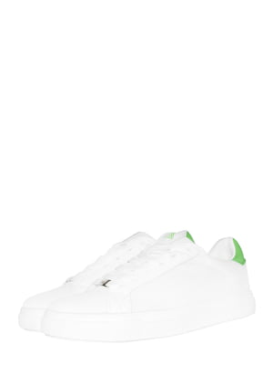 Кросівки зелено-бежевого кольору | 5504826