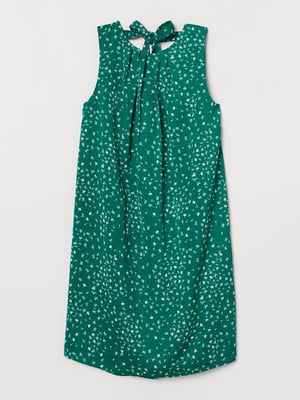 Сукня зелена в квітковий принт | 5517486