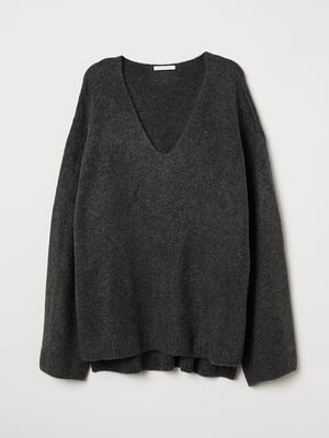 Пуловер темно-серый | 5518236