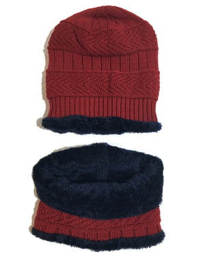 Комплект: шапка и шарф-хомут | 5518579