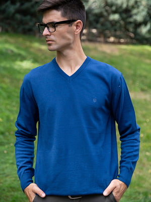 Пуловер синий | 5553730