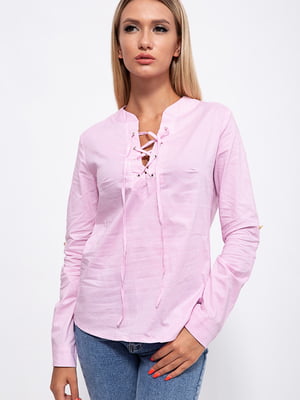 Блуза пудрового кольору | 5553803