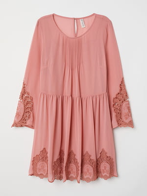 Сукня рожева з візерунком | 5567742