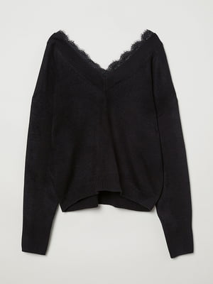 Пуловер черный | 5568429