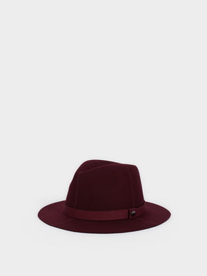 Шляпа бордовая | 5581988