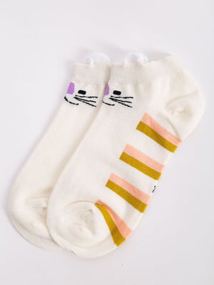 Шкарпетки молочного кольору | 5584930