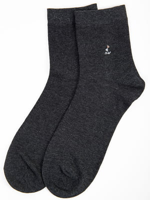 Шкарпетки темно-сірі | 5584964