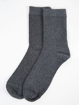 Шкарпетки темно-сірі | 5584970