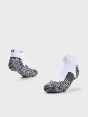 Шкарпетки біло-сірі з логотипом | 5601657