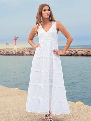 Сукня пляжна біла | 5601236
