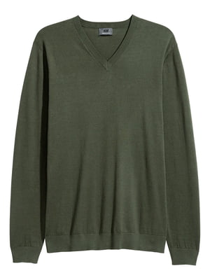 Пуловер темно-зеленый | 5622478
