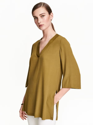 Блуза оливкового цвета | 5623671
