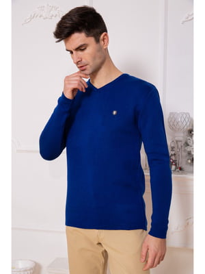 Пуловер синий | 5625221