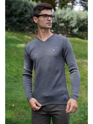 Пуловер серый | 5625222