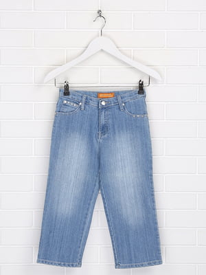 Капри джинсовые синие | 5628616