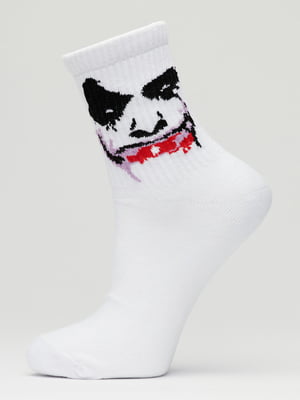 Шкарпетки білі з малюнком | 5631210