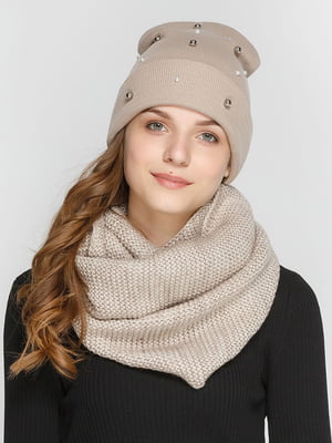 Комплект: шапка и шарф-снуд | 5640490