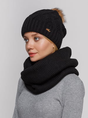 Комплект: шапка і шарф-снуд | 5640596
