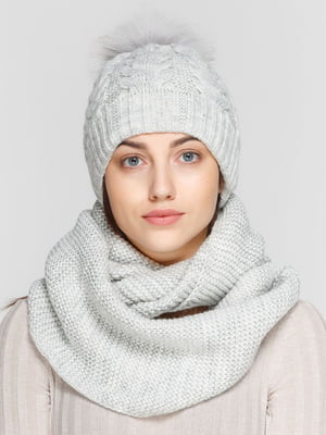 Комплект: шапка и шарф-снуд | 5640599