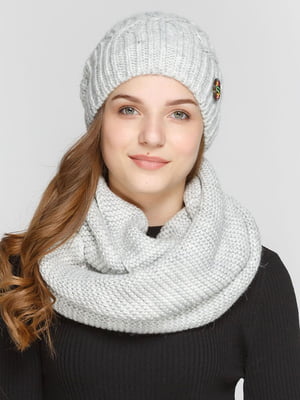 Комплект: шапка и шарф-снуд | 5640608