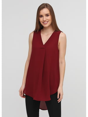 Блуза бордовая | 5587329