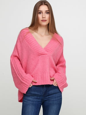 Пуловер розового цвета | 5659060