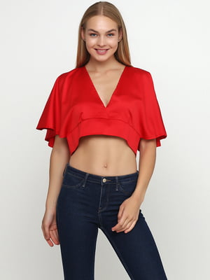 Блуза-топ червоного кольору | 5659108