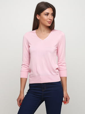 Пуловер розового цвета | 5660251