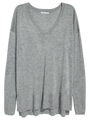 Пуловер серый | 5660392